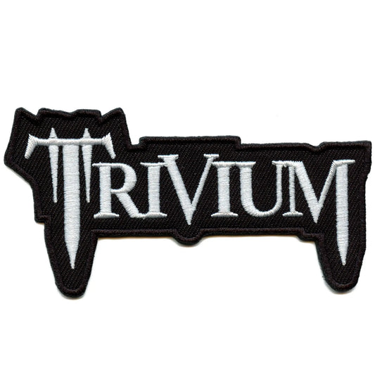 Trivium Classic Logo Patch Metal Rock Band Embroidered Iron On