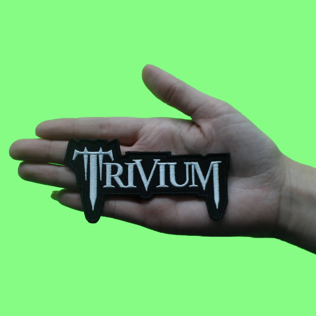 Trivium Classic Logo Patch Metal Rock Band Embroidered Iron On