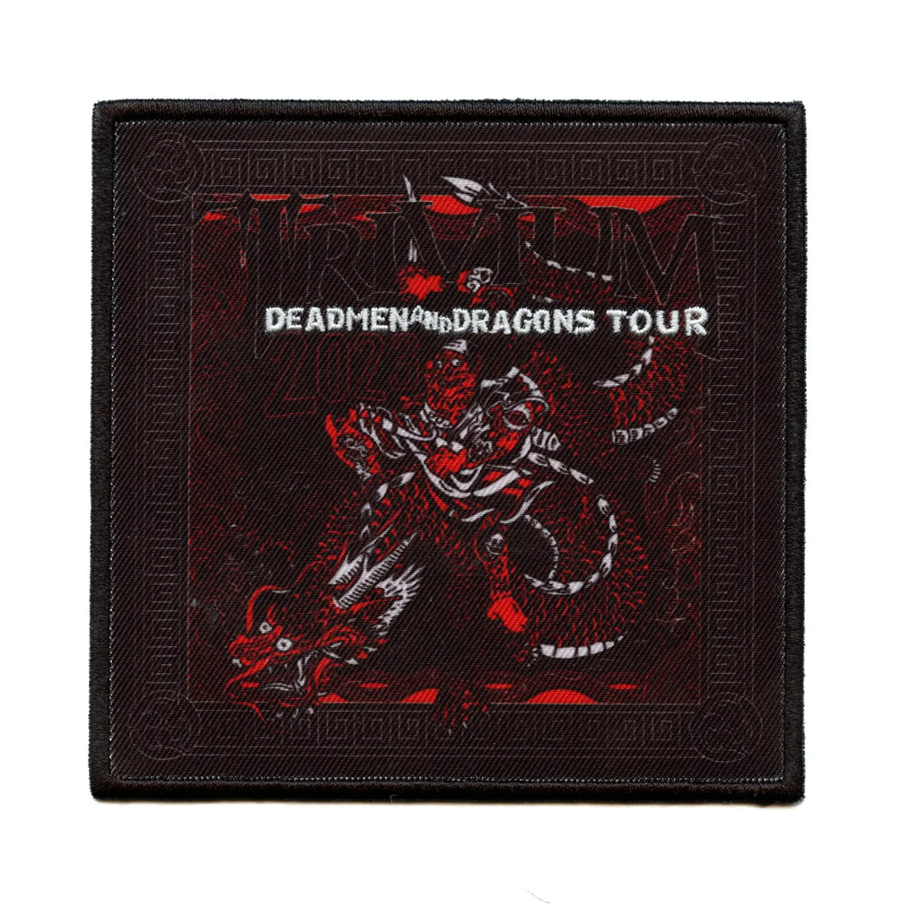 Trivium Deadmen & Dragons Tour '23 Patch Heavy Metal Band Sublimated Embroidery Iron On