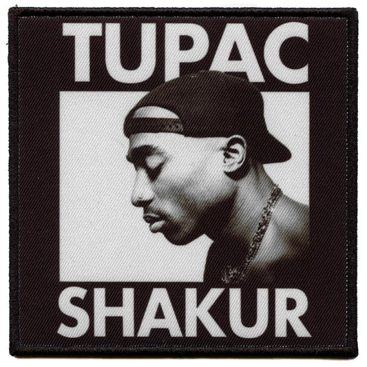 Tupac Shakur Only God Can Judge Me Patch West Coast Rapper Woven Iron On