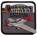 Tuskegee Airmen Alabama Patch National Historic Site Sublimated Embroidered Iron On