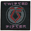 Twisted Sister Steel Logo Patch 80s Glam Metal Woven Sew On