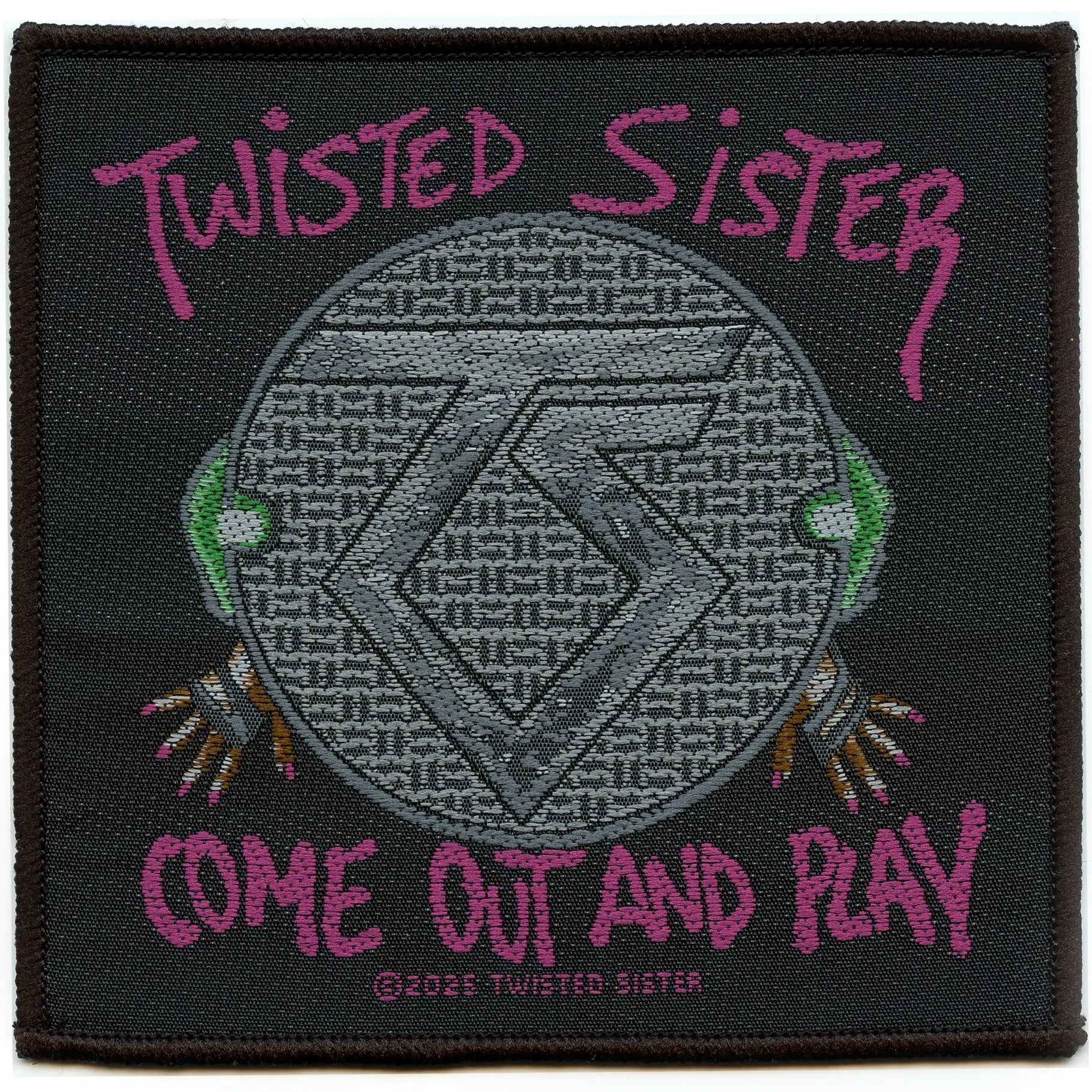 Twisted Sisters Album Patch Come Out And Play Woven Sew On