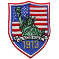 USA Soccer Shield Patch Statue Of Liberty Embroidered Iron On