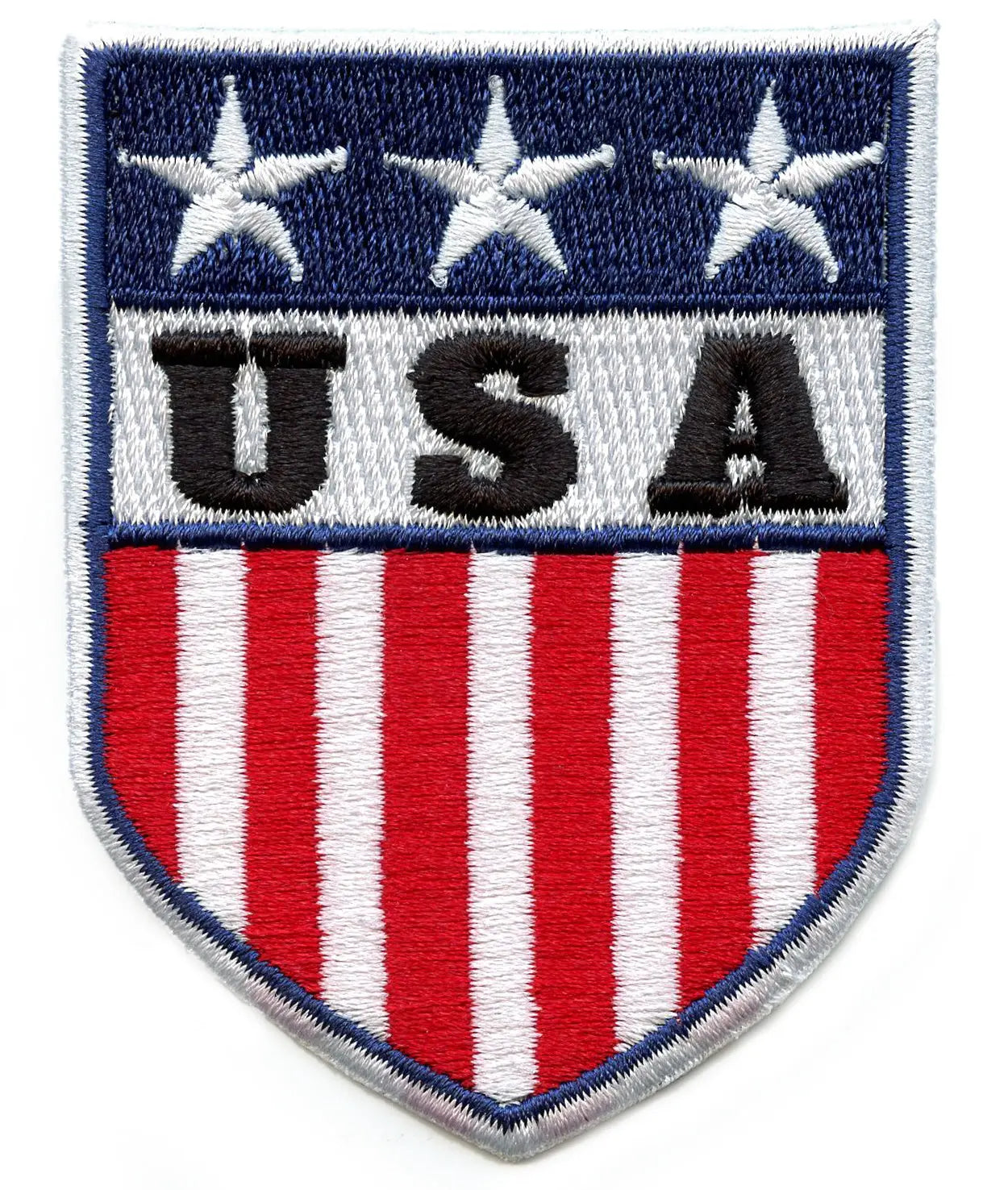 USA Soccer Shield Patch Travel Sports Souvenir Embroidered Iron-On