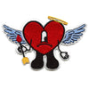 One Eyed Sad Cupid Heart Patch Un Verano Bunny Embroidered Iron On