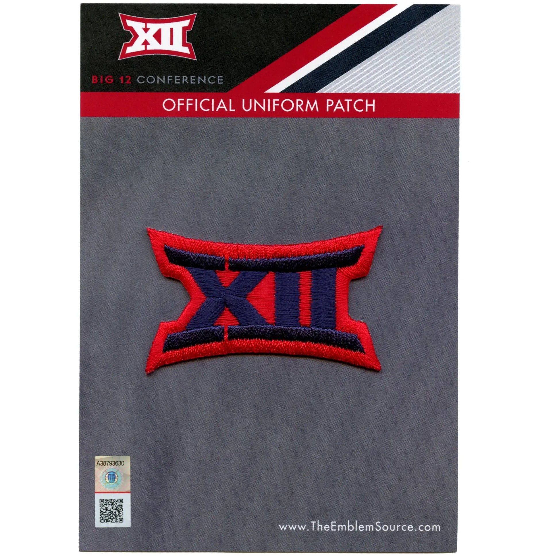 University Of Arizona Big 12 XII Conference Red/Blue Jersey Uniform Patch Iron On