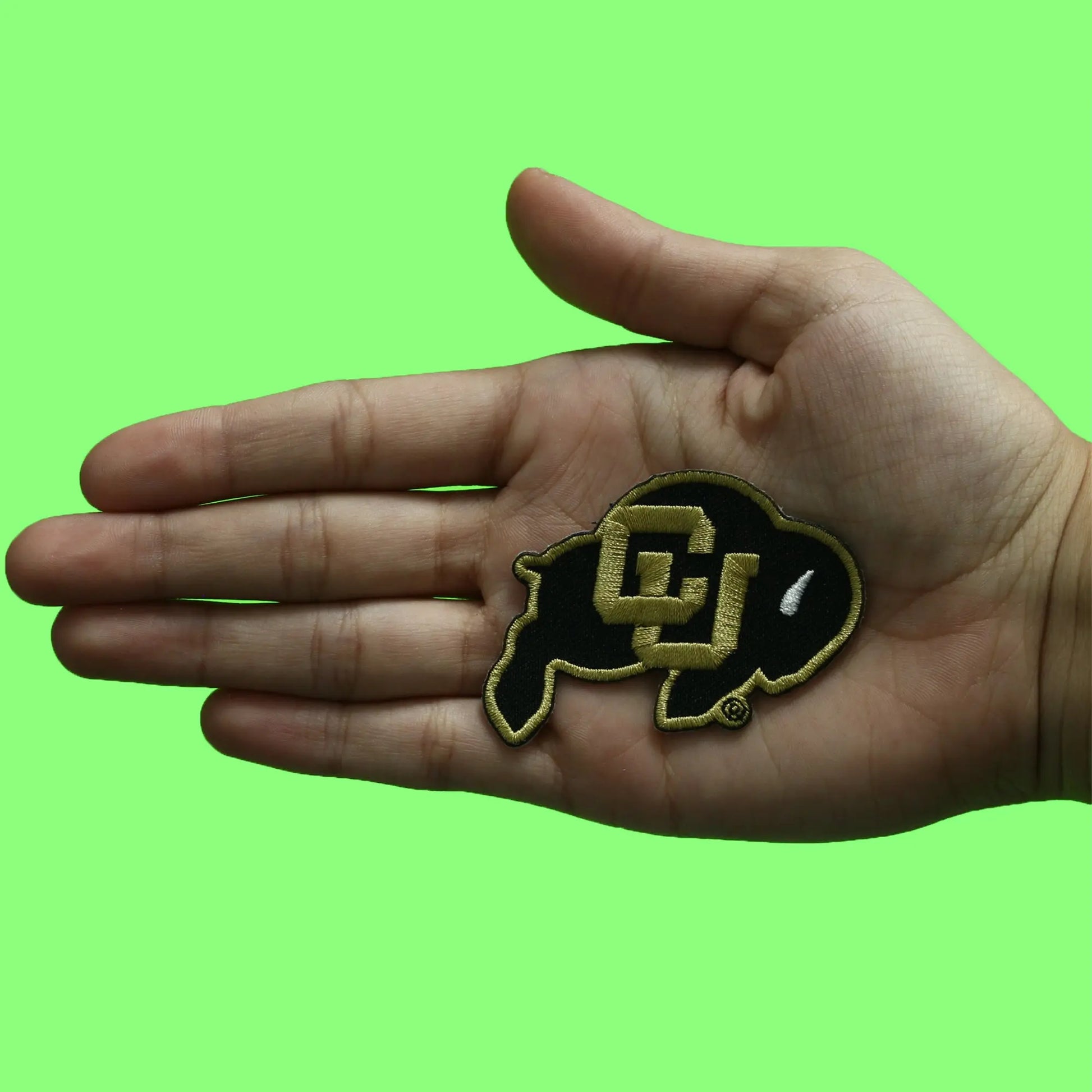 University Of Colorado Patch Football Bison Logo Embroidered Iron On