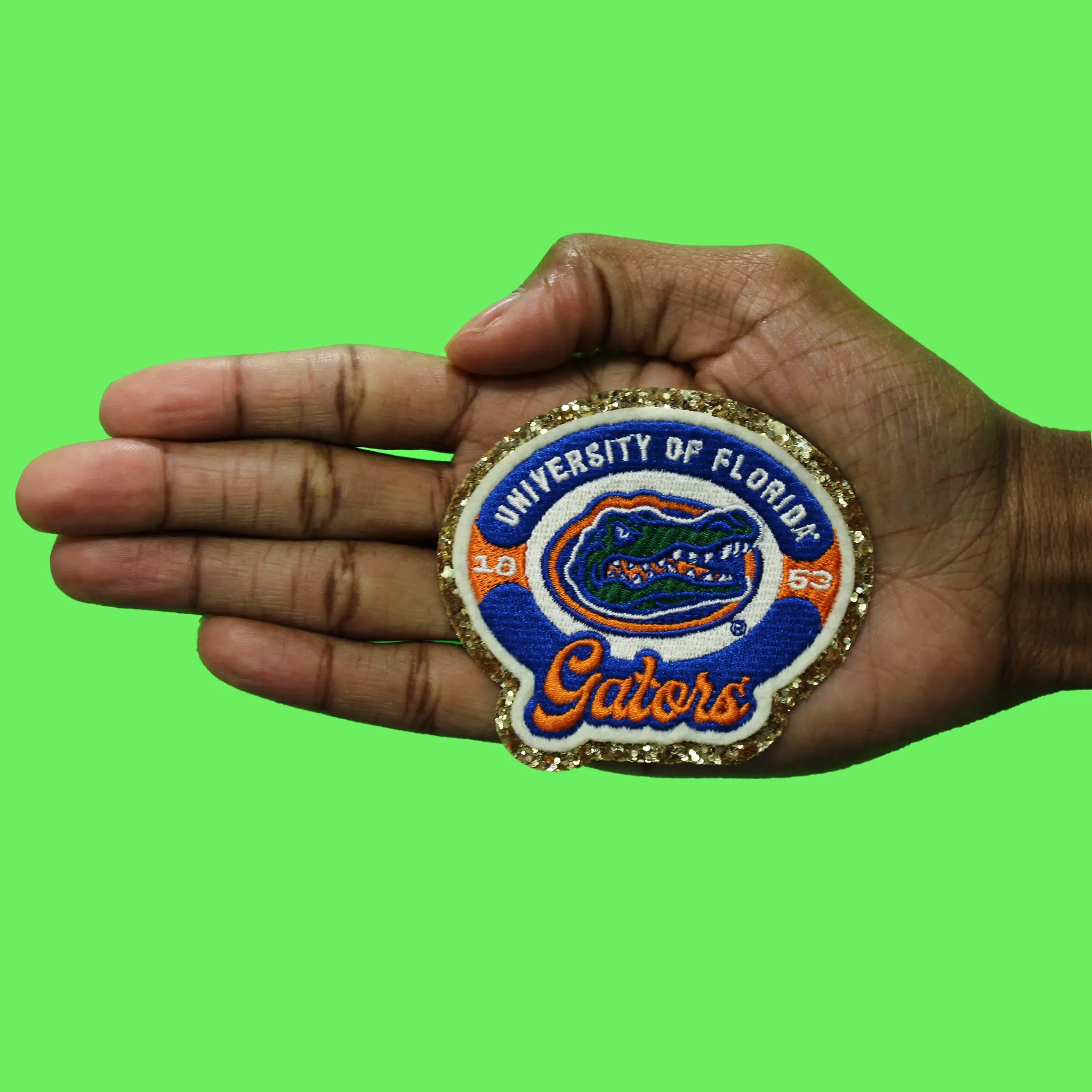 University of Florida Gators Patch Gold EST.1853 Embroidered Logo
