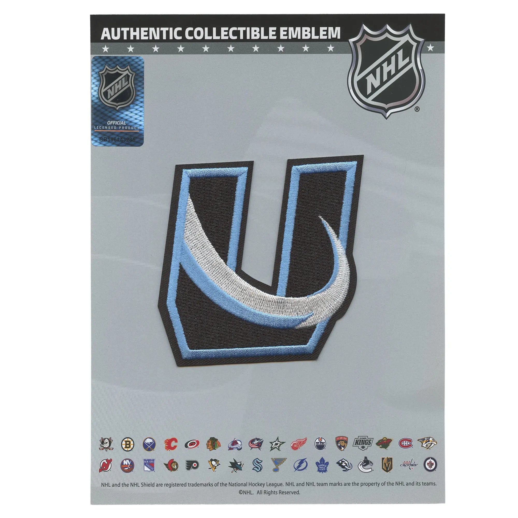 Utah Mammoth Secondary NHL Team U Logo Jersey Shoulder Patch