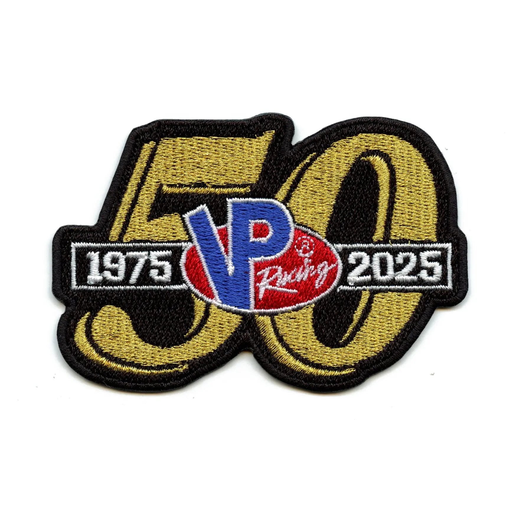 VP Racing 50th Anniversary Embroidered Iron On