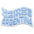 Vamos Argentina Slogo Patch Country Soccer Pride Embroidered Iron On