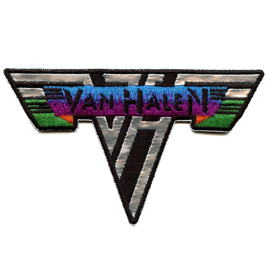 Van Halen Shield Patch California Classic Rock Embroidered Iron On