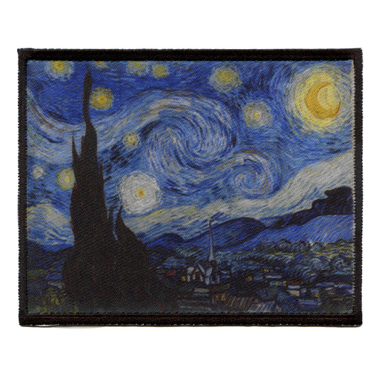 Van Gogh Starry Night Patch Small Art Sublimation Iron On PhotoPatch