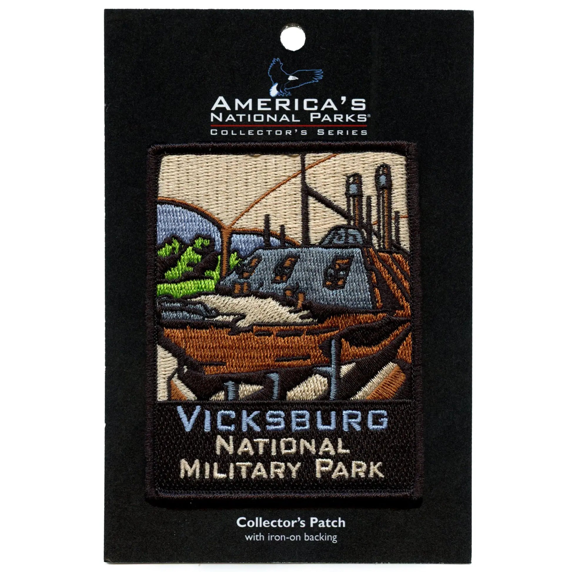 Vicksburg National Military Park Patch Mississippi War Hike Embroidered Iron On