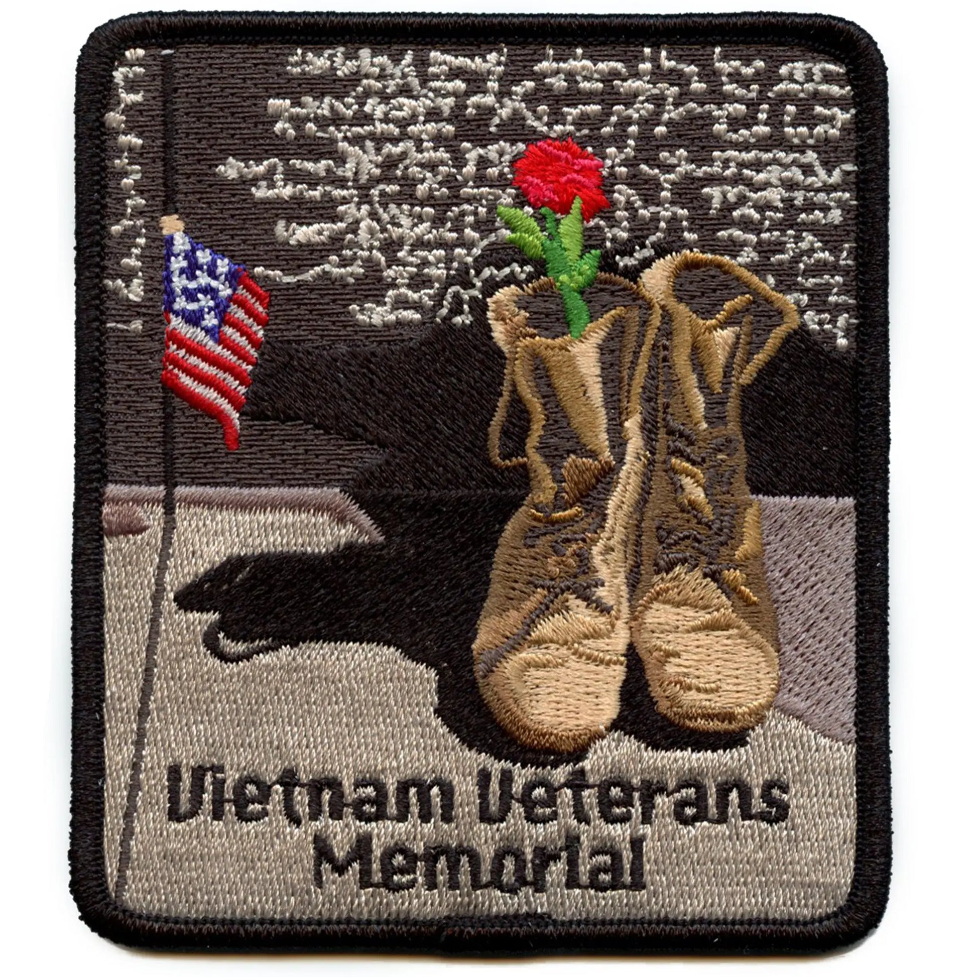 Vietnam Veterans Memorial Patch History Battle Travel Embroidered Iron On