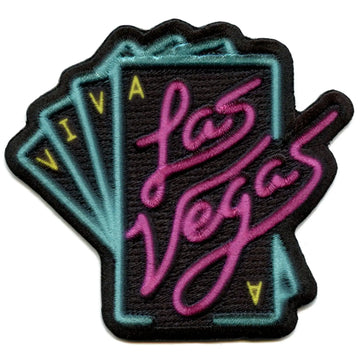 Viva Las Vegas Neon Patch Nevada Travel Destination Sublimated Iron On