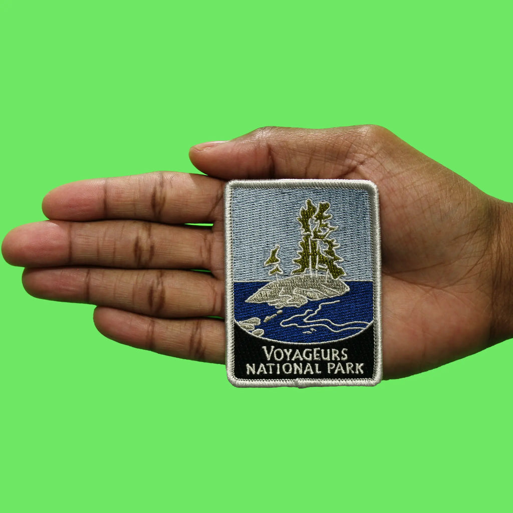 Voyageurs National Park Patch Travel Collectible Souvenir Embroidered Iron On
