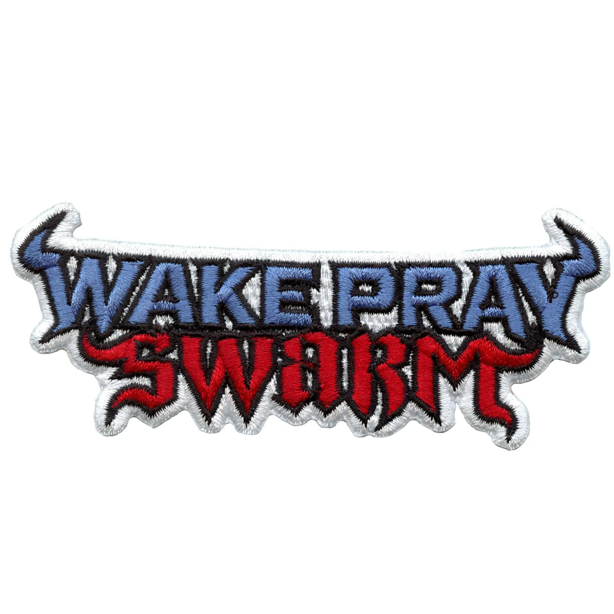 Wake Pray Swarm Patch Houston Football Team Embroidered Iron On