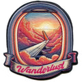 Wanderlust Travel Souvenir Patch Explore Adventure Hobby Embroidered Iron On