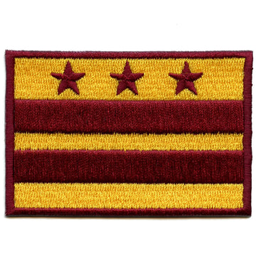 Washington Football Sleeve Patch Team Colors Flag Embroidered Iron On Patch