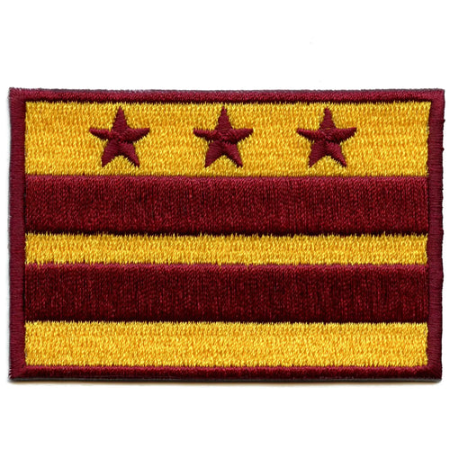 Washington Football Sleeve Patch Team Colors Flag Embroidered Iron On Patch