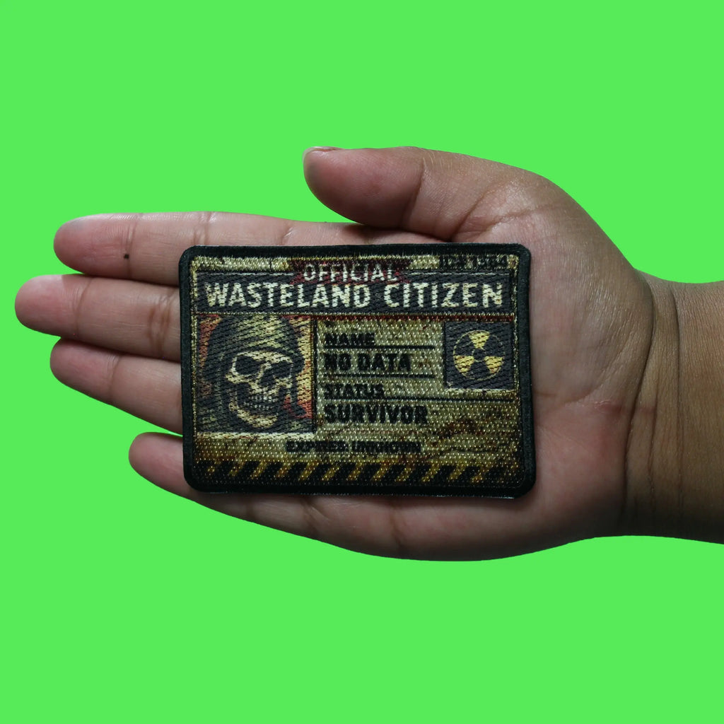 Wasteland Citizen Survivor Patch Action War Video Game Sublimation Iron On