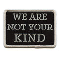 We Are Not Your Kind Patch Slipknot Metal Band Embroidered Iron On
