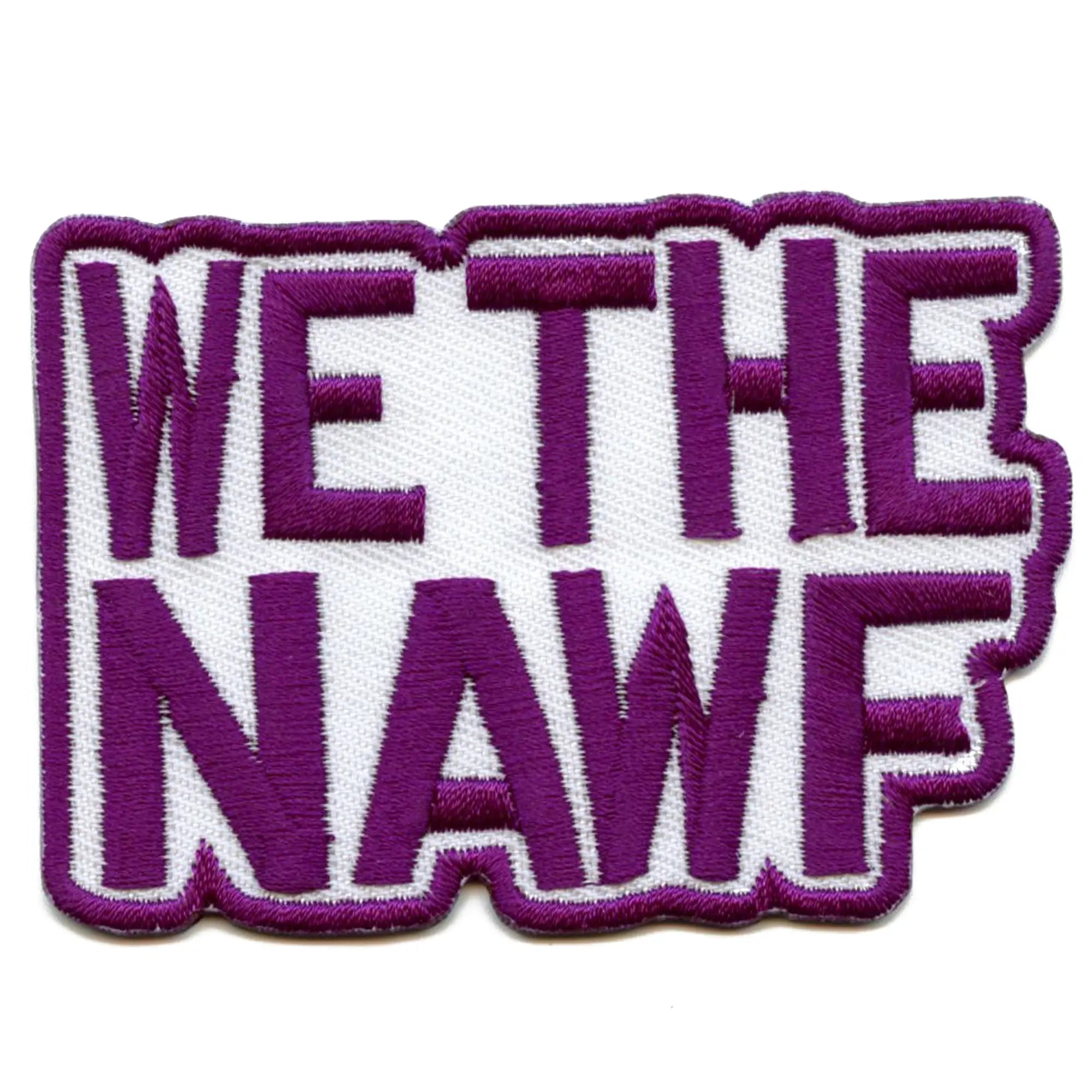 Patch parodique We The Nawf de la région de Houston brodé à repasser