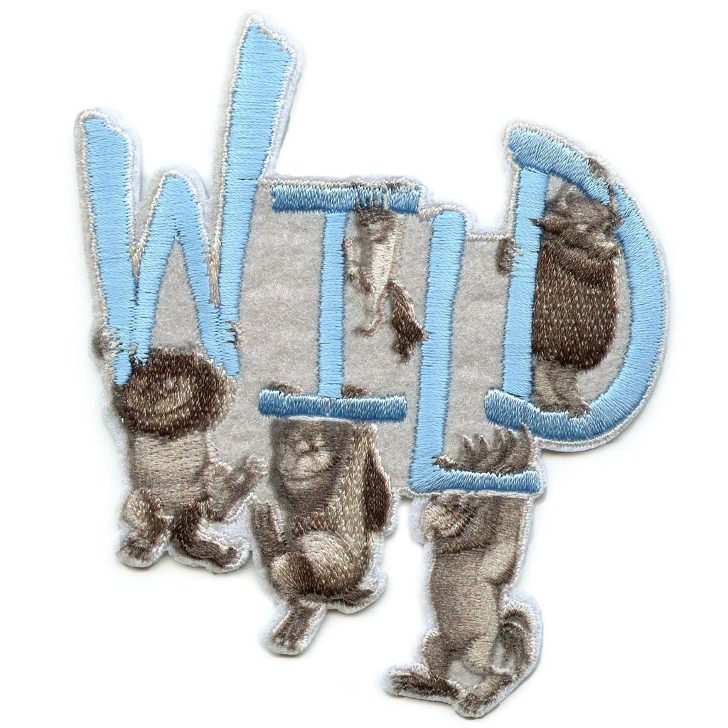 Where the Wild Things Are Patch Book Wild Logo Sublimated Embroidered Iron On