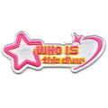 Who Is This Diva Patch Girly Script Stars Embroidered Iron On