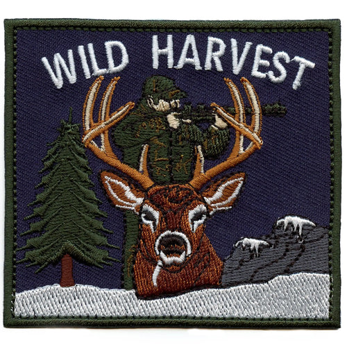 Wild Harvest Patch Hunter Sports Hobbie Embroidered Iron-On