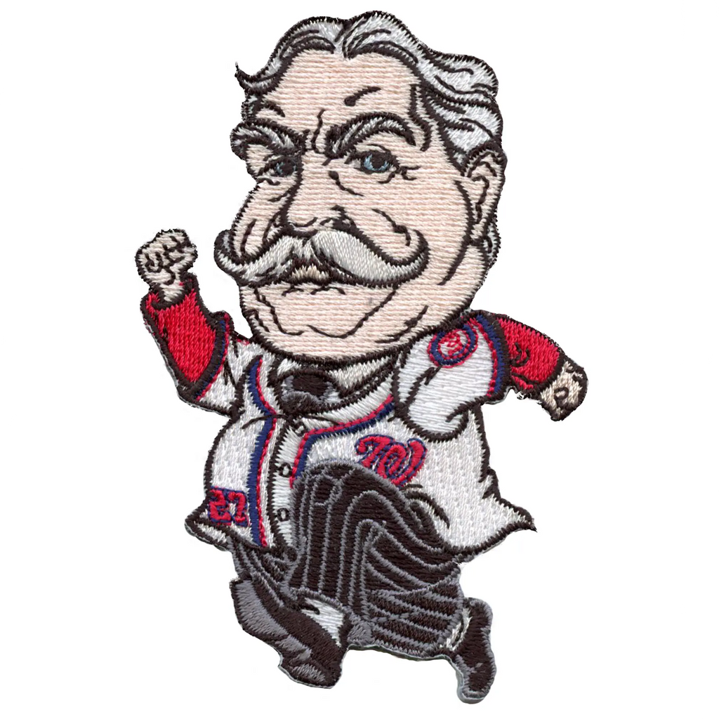 William Howard Taft Twenty Seven President Washington Nationals Team Mascot Self Adessive Patch