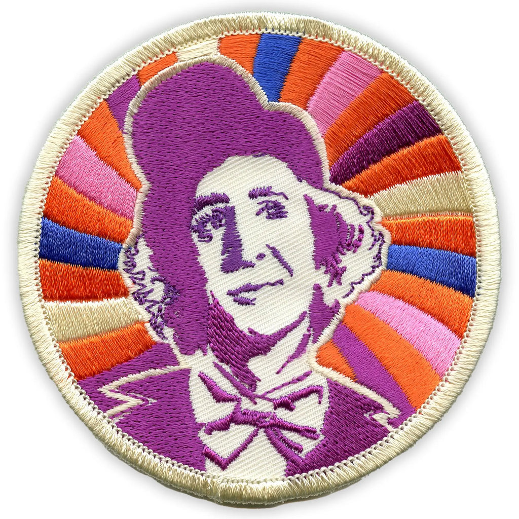 Willy Wonka & The Chocolate Factory Patch Mr. Wonka Portrait Embroidered Iron On