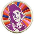 Willy Wonka & The Chocolate Factory Patch Mr. Wonka Portrait Embroidered Iron On