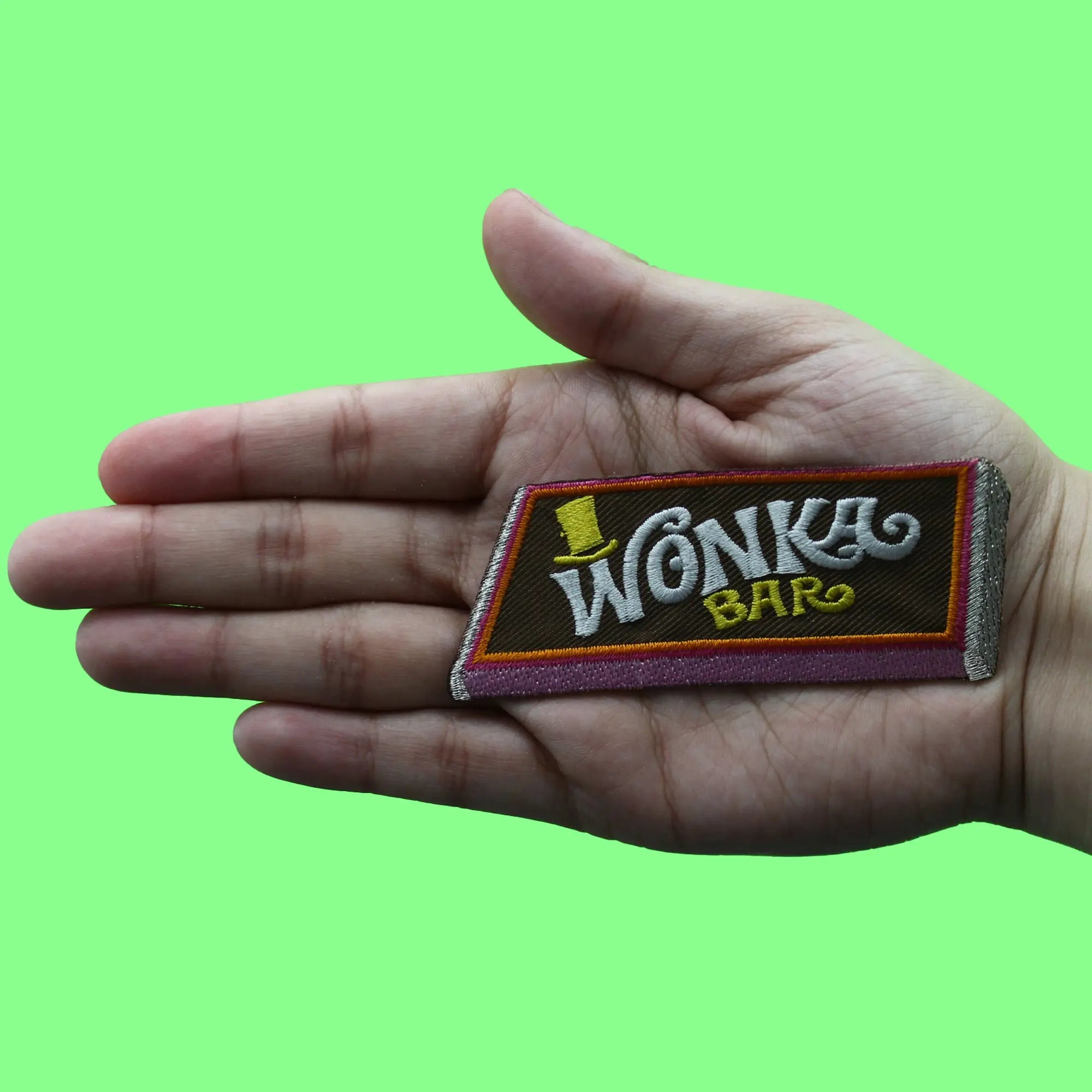 Willy Wonka & The Chocolate Factory Patch Wonka Chocolate Bar Embroidered Iron On