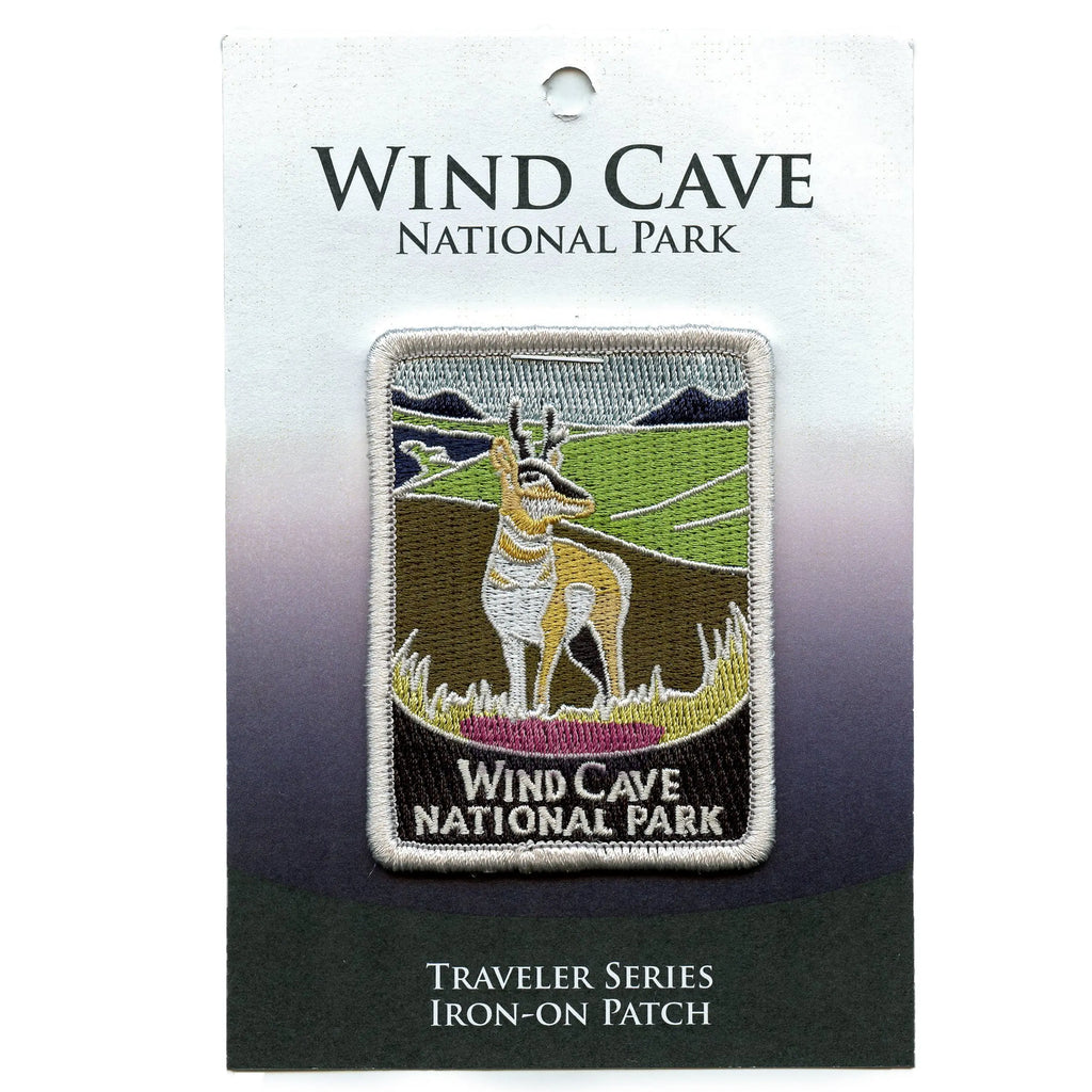 Wind Cave National Park Patch South Dakota Souvenir Embroidered Iron-On