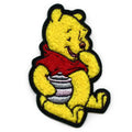Patch Disney Kids en chenille thermocollant Winnie l'ourson mangeant du miel