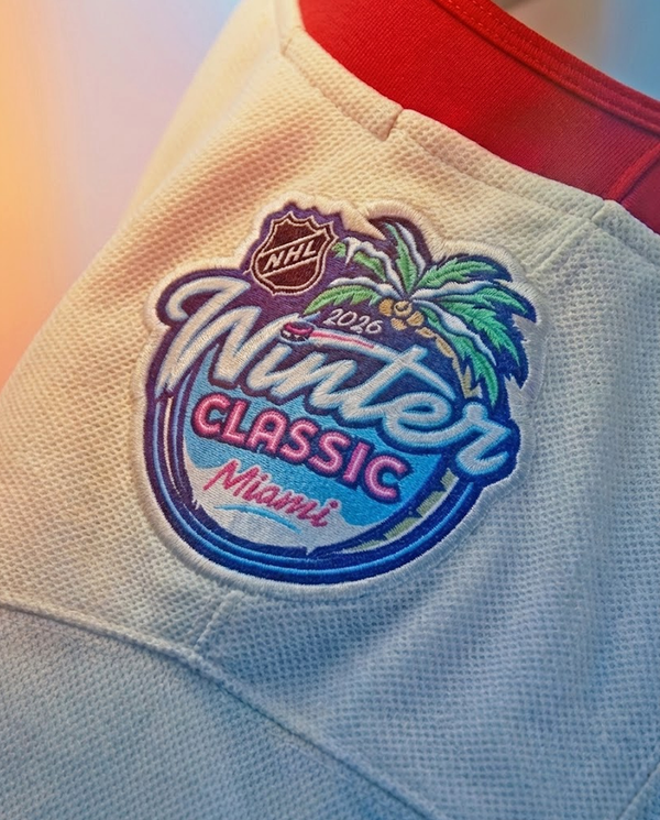 2026 Winter Classic Embroidered Patch on a Jersey