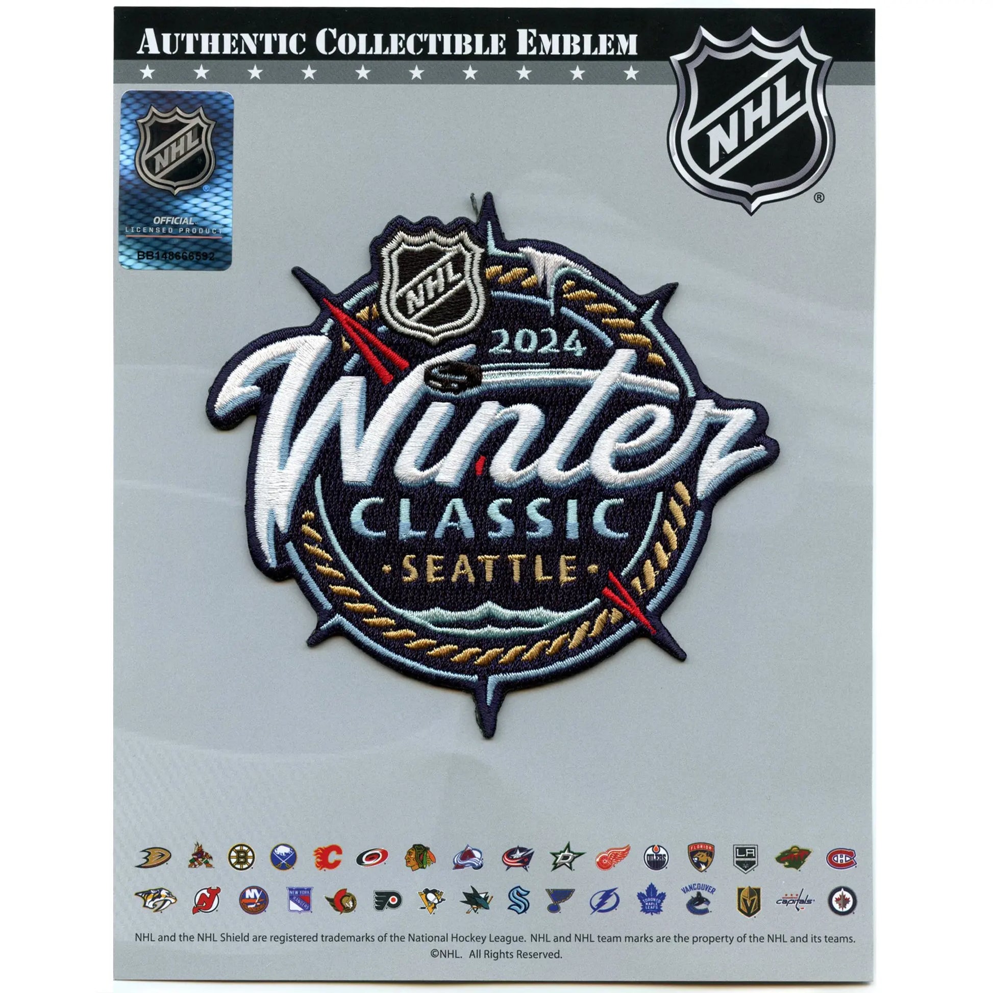 Pittsburgh Penguins vs. Washington Capitals 2011 NHL Winter Classic  National Emblem Jersey Patch
