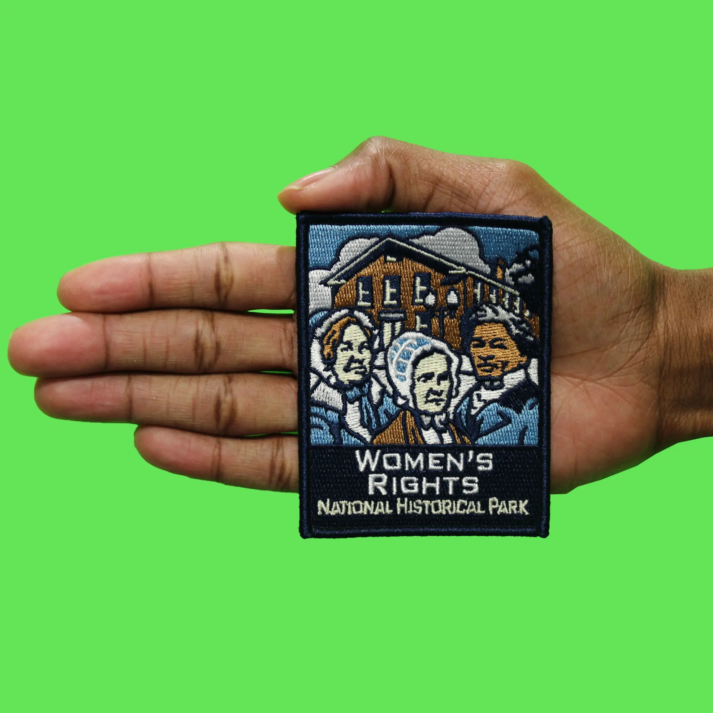 Womens Rights National Park Patch Historic Travel Embroidered Iron On