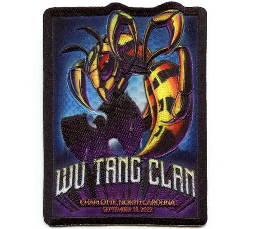 Wu-Tang Clan Killer Bee Patch Charlotte North Carolina Sublimated Embroidered Iron On