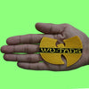 Wu Tang Clan Music Patch Hip Hop Yellow Logo Embroidered Iron On