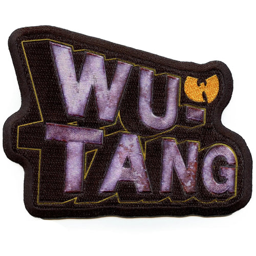 Wu-Tang Clan Perspective Logo Patch New York Rap Group Sublimated Embroidered Iron On