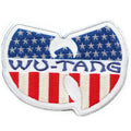 Wu-Tang Clan Star-Spangled Logo Patch New York Rap Group Embroidered Iron On