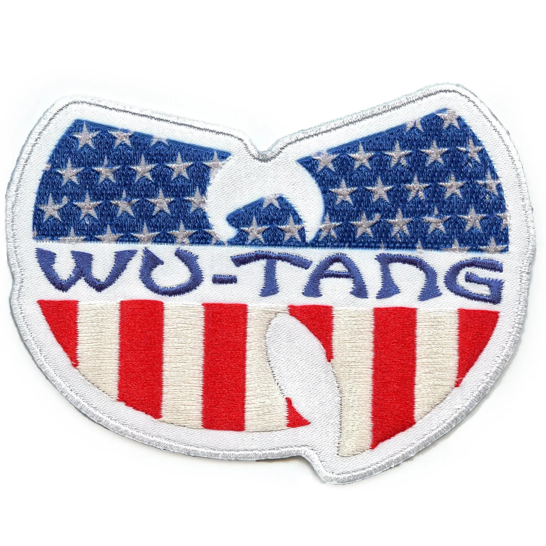 Wu-Tang Clan Star-Spangled Logo Patch New York Rap Group Embroidered Iron On