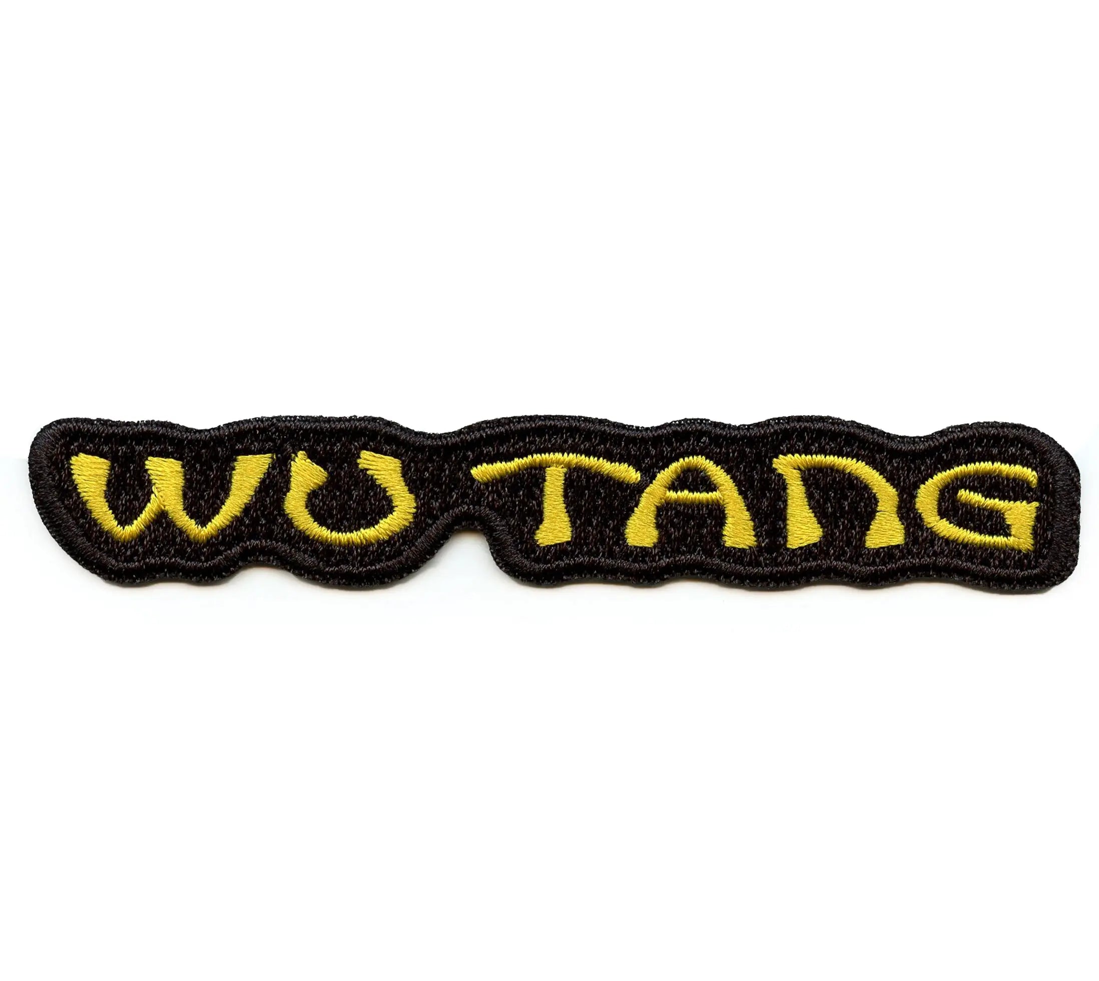 Wu-Tang Clan Text Logo Patch New York Rap Group Embroidered Iron On