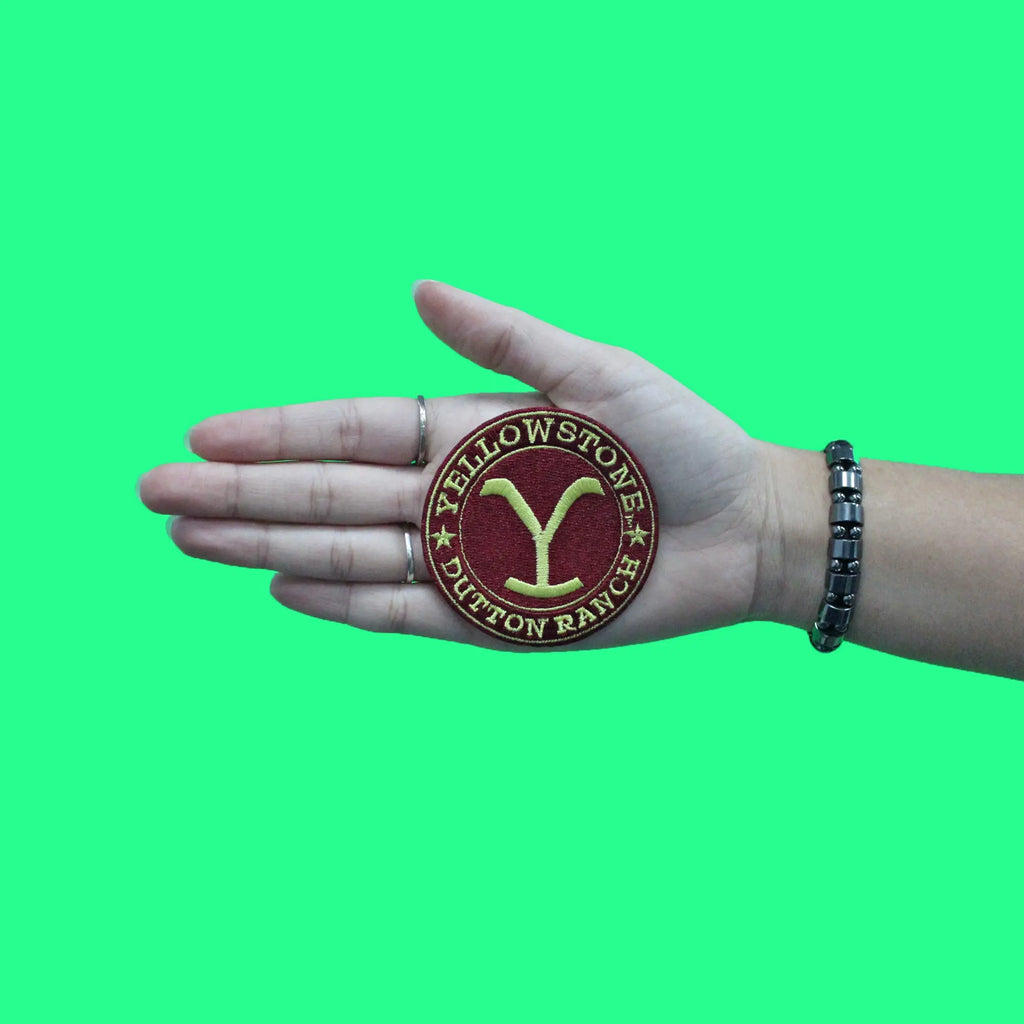 Yellowstone Dutton Ranch Patch Western Montana Mountains Embroidered I ...