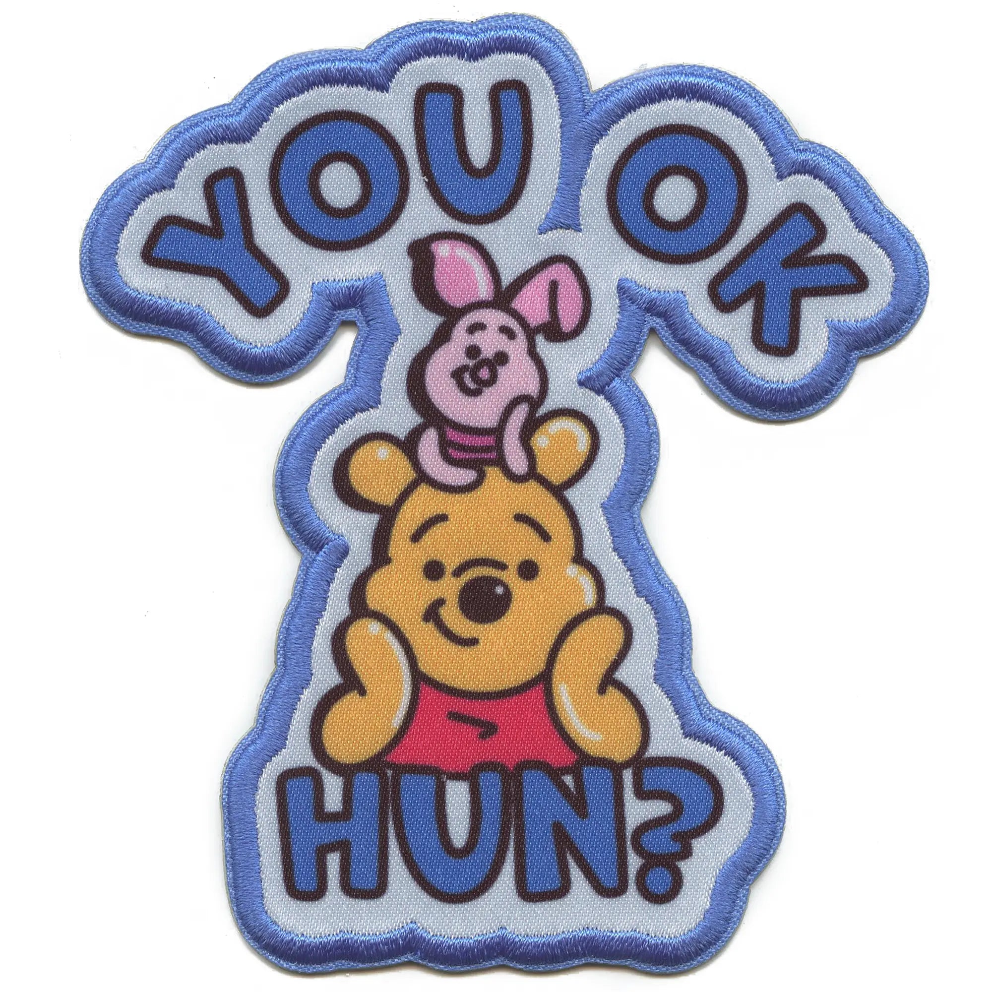 You Ok Hun? Patch Winnie The Pooh Embroidered Iron On
