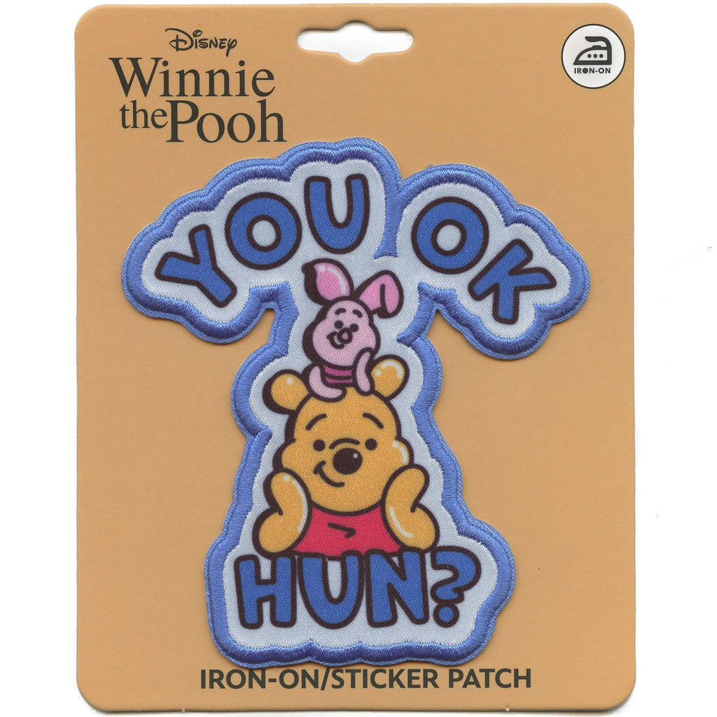 You Ok Hun? Patch Winnie The Pooh Embroidered Iron On